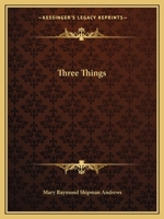 Three Things 1162588594 Book Cover