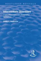 Intermediate Quantifers (Ashgate New Critical Thinking in Philosophy) 1138706051 Book Cover