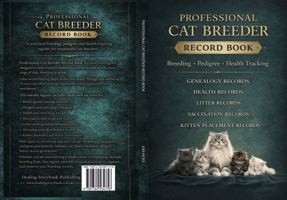 Professional Cat Breeder Record Book: Breeding, Pedigree & Health Tracking Register, GENEALOGY RECORDS, HEALTH RECORDS, LITTER RECORDS, VACCINATION RECORDS, KITTEN PLACEMENT RECORDS 1764534751 Book Cover