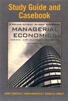 Study Guide and Casebook for Managerial Economics, Sixth Edition 0393933962 Book Cover