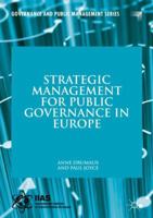 Strategic Management for Public Governance in Europe 1137547634 Book Cover