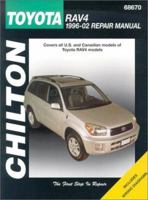 Chilton Toyota Rav4 1996 02 Repair Manual (Chilton's Total Car Care Repair Manual) 1563924706 Book Cover