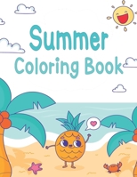 Summer Coloring Book: Simple and Easy Summer Coloring Book B0CSD1H8VD Book Cover