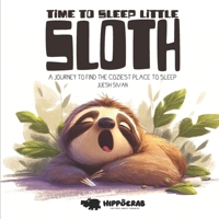 TIME TO SLEEP LITTLE SLOTH: A JOURNEY TO FIND THE COZIEST PLACE TO SLEEP (HIPPOCRAB Picture Book Series) 9334443839 Book Cover