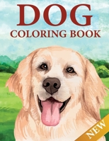 Dog Coloring Book: 50 Dog coloring pages for adults. dog coloring book for adults, teens, kids, children of all ages. B091M2VV8N Book Cover