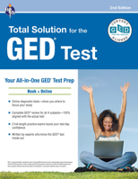 GED Total Solution, For the 2023 GED Test, 2nd Edition 0738612170 Book Cover