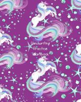 Handwriting Practice Workbook: Purple Unicorns Cover - Letter Tracing - Full Alphabet Sheets With Pictures. Improve Your Child's Writing Skills - Useful for All Ages 173081848X Book Cover