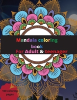 Mandala coloring book for Adult & kids: Amazing Mandala coloring book 4490544537 Book Cover