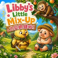 Libby’s Little Mix-Up ?????!: Libby, Gobo, & Milo in Happy Valley - Original, Warm and Silly Stories for Little Ones in English, Chinese & Pinyin! (Chinese-English Bilingual Children's Book) 1996887033 Book Cover