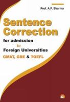 Sentence Correction For Admission To Foreign Universities 8178060973 Book Cover