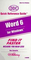 Word 6 for Windows 1562431404 Book Cover