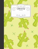 Composition Notebook: Cute Wide Ruled Comp Books for School - Wild West Cactus Desert 1797795813 Book Cover