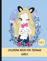 Coloring book for teenage girls 8367106245 Book Cover