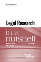 Legal Research in a Nutshell 0314147071 Book Cover