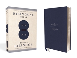 NIV/NVI Bilingual Bible, Leathersoft, Navy / NIV/NVI Biblia Bilingüe, Leathersoft, Azul añil 0829772715 Book Cover
