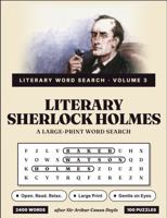 Literary Sherlock Holmes: Relaxing Large Print Word Search Puzzles for Adults & Seniors (Literary Word Search) B0H9HGXQCT Book Cover