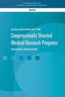 Evaluation of the Congressionally Directed Medical Research Programs Review Process 0309450012 Book Cover