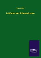 Leitfaden Der Pflanzenkunde 3846035076 Book Cover