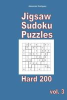 Jigsaw Sudoku Puzzles - Hard 200 vol. 3 1985825953 Book Cover