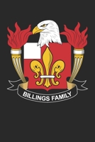 Billings: Billings Coat of Arms and Family Crest Notebook Journal (6 x 9 - 100 pages) 1710271027 Book Cover