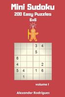 Mini Sudoku Puzzles -200 Easy 6x6 Vol. 1 1719305617 Book Cover