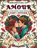 Chronicles of Amour: A Coloring Tale from Past to Future: From Ancient Embrace to Galactic Romance: A Timeless Coloring Adventure. B0CTQBZ4GB Book Cover