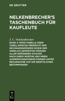 Münz-Tabelle Oder Tabellarische Übersicht Der Rechnungsmünzen Sowie Der Wirklich Geprägten Münzen Aller Größeren Staaten Nach Ihrem Werthe Und Ihren A 3111238792 Book Cover