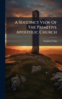 A Succinct View Of The Primitive Apostolic Church 102431734X Book Cover