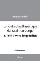 Le Patrimoine linguistique du Bassin du Congo (French Edition) 2414545992 Book Cover