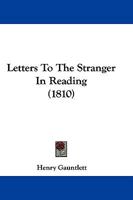Letters To The Stranger In Reading 1241189730 Book Cover