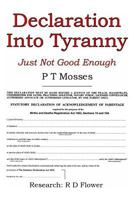 Declaration Into Tyranny 1546888004 Book Cover