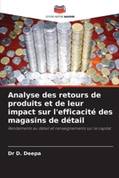 Analyse des retours de produits et de leur impact sur l'efficacité des magasins de détail 620236324X Book Cover