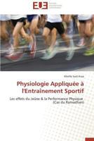 Physiologie Appliquée À l'Entraînement Sportif 3841791468 Book Cover