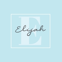Elijah: The Perfect Personalized Keepsake Journal for Baby's First Year - Great Baby Shower Gift 1686329253 Book Cover
