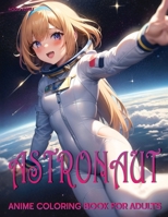 Astronaut: Anime Coloring Book for Adults (Anime Girl Coloring Books) B0CTKJGRCH Book Cover