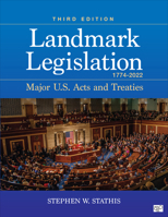 Landmark Legislation 1774-2022: Major U.S. Acts and Treaties 1071920723 Book Cover