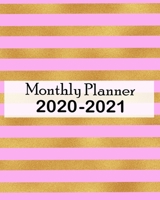 Monthly Planner 2020-2021: Jan 1, 2020 to Dec 31, 2021: Monthly Planner + Calendar Views Schedule Organizer 1710630280 Book Cover