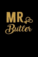 Mr. Butler: Personalized Engagement & Pre Wedding Gift - Mr. & Mrs. Wedding Notebook and Organizer for Bride to Be and Groom To Be Matching Present 1696016533 Book Cover