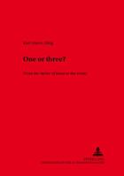 One Or Three: From The Father Of Jesus To The Trinity (Saarbrucker Theologische Forschungen) 3631503377 Book Cover