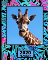2020 Planner: Giraffe 1-Year Daily, Weekly and Monthly Organizer With Calendar, Gifts For Giraffe Lovers, Women, Men, Adults and Kids (8" x 10") 1673606970 Book Cover