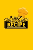 RECIPE: YOUR HOMEMADE COOKING JOURNAL B088XVNRNT Book Cover