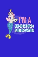 Im A Unicorn Mermaid: Comic Book Notebook Paper 1088866832 Book Cover