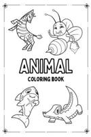 Animal Coloring Book-for Kids B0CQBC7N2C Book Cover
