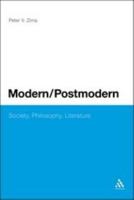 Modern/Postmodern: Society, Philosophy, Literature 1441199012 Book Cover