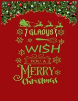 GLADYS wish you a merry christmas: A Creative Holiday Coloring, Drawing, Word Search, Maze, Crosswords, Matching, Color by Number, Recipes and Word Scramble Activities Book for Boys and Girls Ages 6, 1671629485 Book Cover