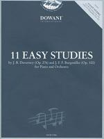 11 Easy Studies by Duvernoy (Op. 276) and Burgmuller (Op. 100): for Piano and Orchestra 3905476630 Book Cover