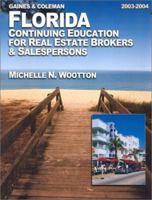 Florida Continuing Education for Real Estate Brokers & Salespersons, 1999-2000 0793160782 Book Cover