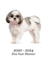 2020 – 2024 Five Year Planner: Shih Tzu Cover – Includes Major U.S. Holidays and Sporting Events 1712198114 Book Cover