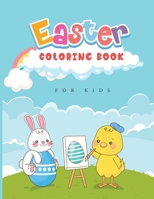 Easter Coloring Book for Kids: Coloring Book with Bunnies and Easter Eggs! 608887693X Book Cover