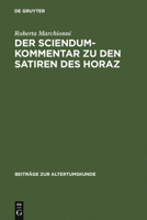 Der Sciendum-Kommentar Zu Den Satiren Des Horaz 3598777213 Book Cover